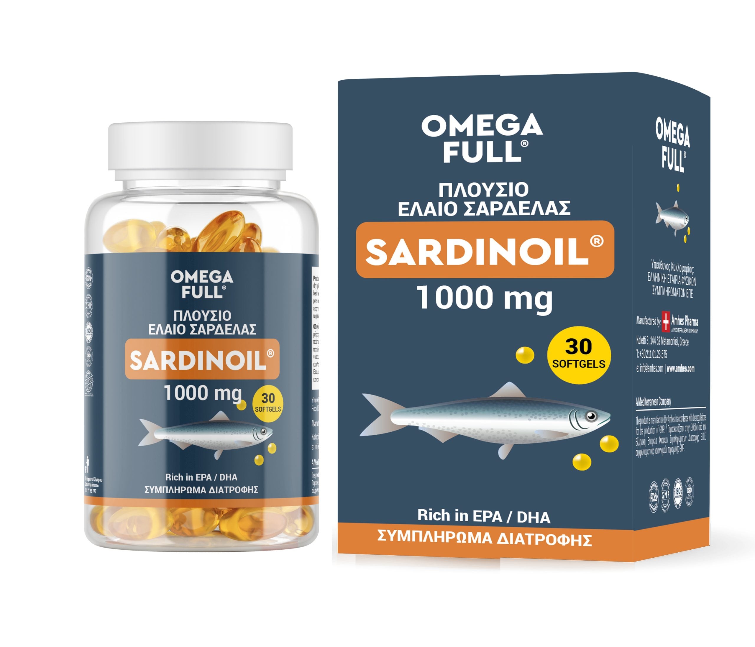 OMEGA FULL® SARDINOIL® 1000 mg